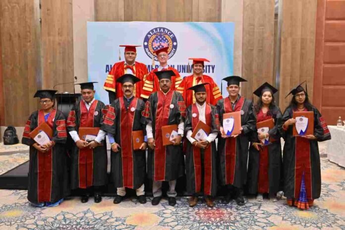 Alliance American University, AAU, Convocation Ceremony, Bhubaneswar Event, Honorary Doctorate Awards, Global Impact, Distinguished Individuals, Service to Humanity, Taj Vivanta