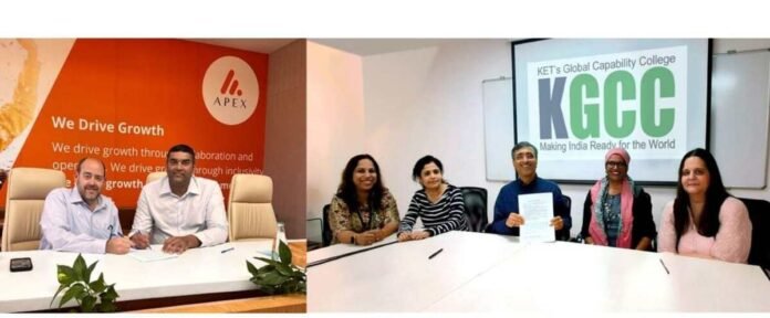 KET's Global Capability College, K-GCC, Apex Group, Asset Servicing program, paid internship, job offer, post graduate diploma, financial services, GCC, NASSCOM