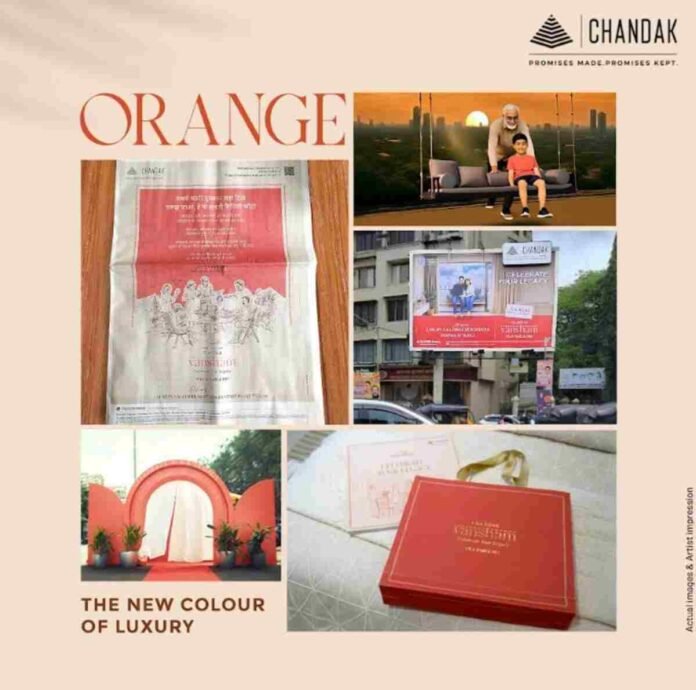 Chandak Group Paints Luxury in “Orange” with a Bold Expression at Chandak Vansham