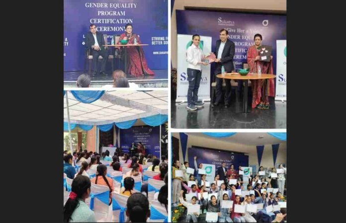 Sukarya, OakNorth, Gender Equality Program, Gurugram CSR, Adolescent Girls Empowerment, Certification Ceremony, Women Empowerment
