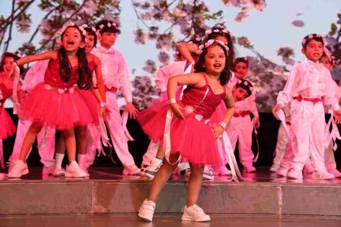 DPS Rajnagar Extension annual function, Symphony of Seasons, school events India, student performances, environmental awareness program