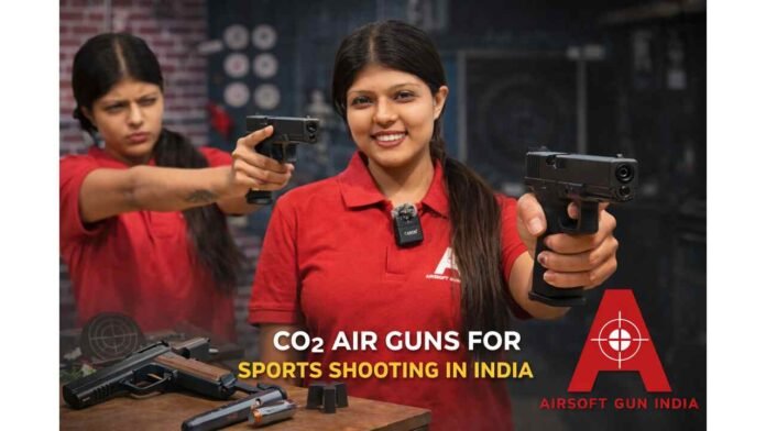 CO2 air guns India, sports shooting India, air gun benefits, shooting sports equipment, beginner shooting India