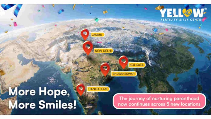 Yellow Fertility expansion, IVF centres India, affordable fertility treatment India, IVF lab chain India, fertility clinics India expansion,Yellow Fertility,Yellow Fertility & IVF
