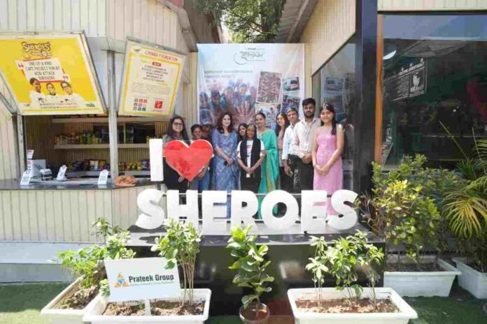 Prateek Group Earth Day, Sheroes Café initiative, World Earth Day 2026 India, CSR activities India, plantation drive Noida