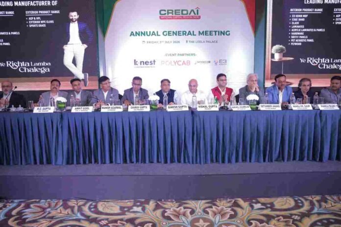 CREDAI NCR, real estate NCR, sustainable construction, Vishal Gupta CREDAI, Nikhil Hawelia, NCR construction challenges, GRAP limits, Viksit Bharat 2047, Joint Development Agreements, IIT Delhi Air Pollution Research