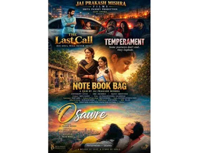 Jai Prakash Mishra, Jai Prakash Mishra News, Jai Prakash Mishra Music Video, O-Sawre, Tere Bin, Shemaroo Music, Music Video Direction, OTT Films, Hindi Music, Bollywood News, Entertainment News, Note Book Bag, Temperament, The Last Call, Film Director, Film Producer, New Music Video, Hindi Songs