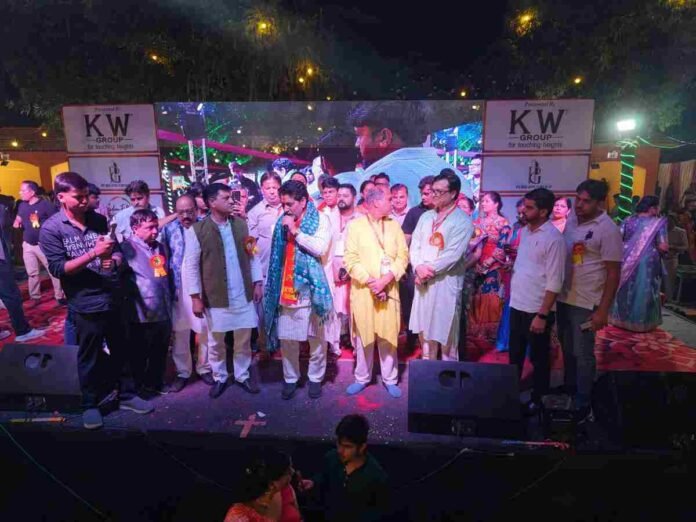 Navratri Mahotsava and Ramleela Manchan 2026 at Swarn Jayanti Park in Indirapuram, Ghaziabad, presented by KW Group.